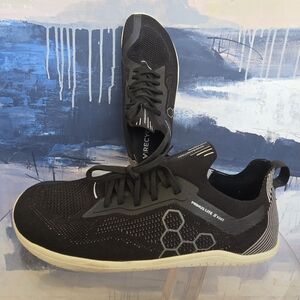 Vivo Barefoot Black and White Athletic Shoes